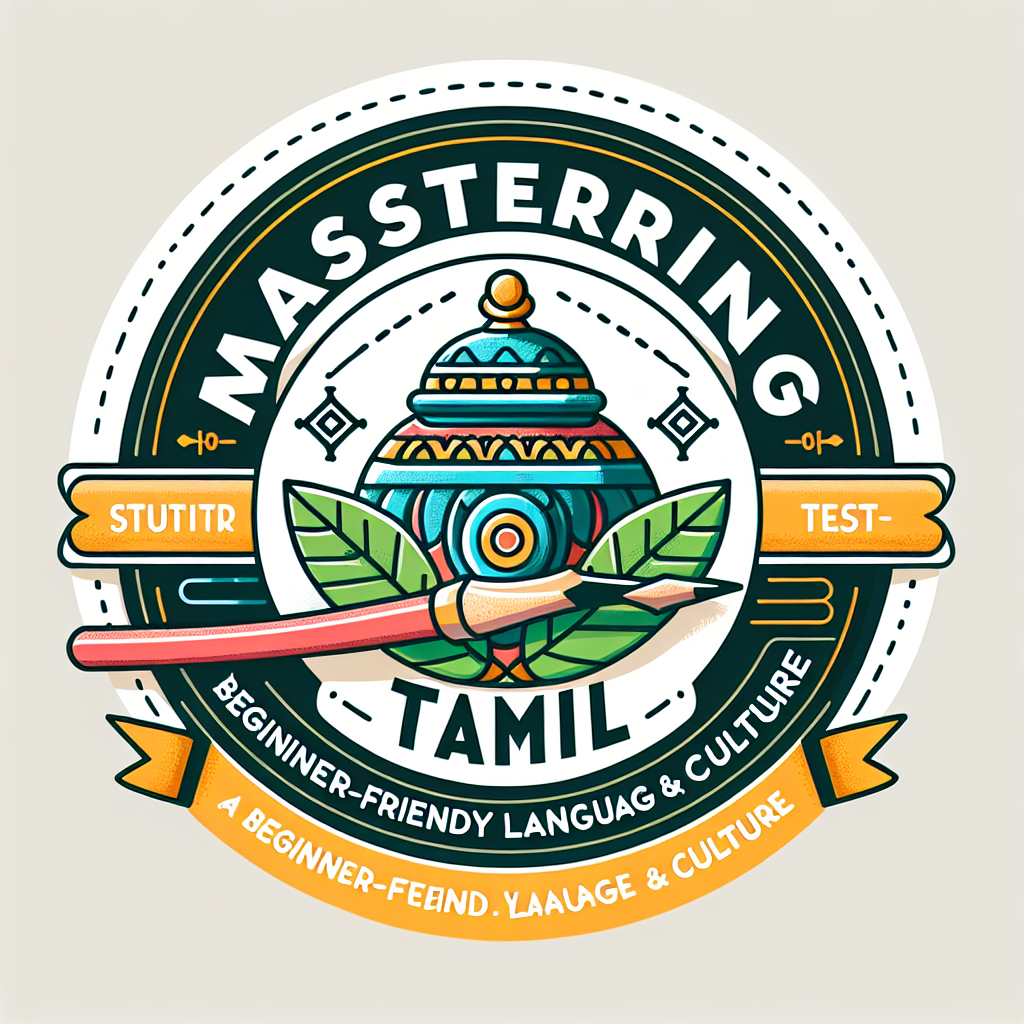 Mastering Tamil: A Beginner-Friendly Path to Language & Culture